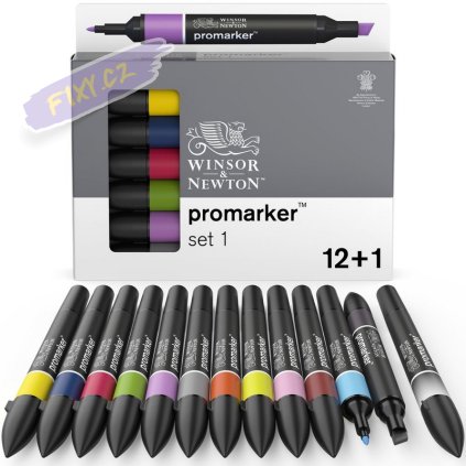 884955070628 W&N PROMARKER SET 1 12+1PC 884955070628 [OPEN DHI] (For Presentations)
