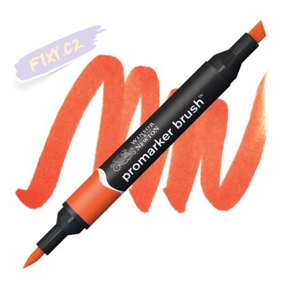 7899 3 winsor newton promarker brush lihovy bright orange o177