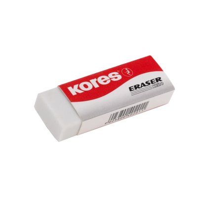 Guma KORES Large, bílá