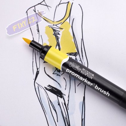 8133 5 winsor newton promarker brush lihovy 48ks essential collection set