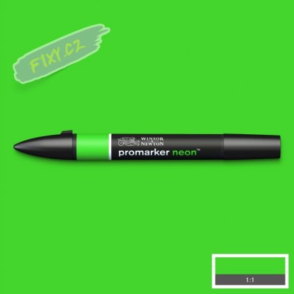 8151 4 winsor newton promarker neon lihovy glowing green