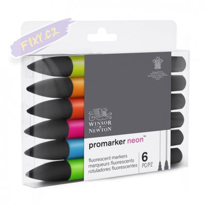 8175 5 winsor newton promarker neon lihovy 6ks