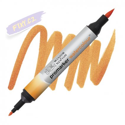8193 2 winsor newton promarker akvarelovy 090 cadmium orange hue