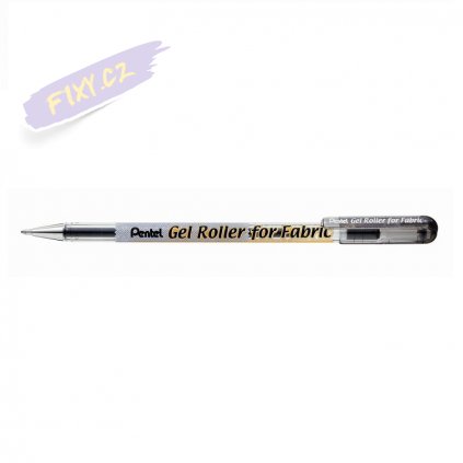 8382 1 pentel gelovy roller na textil cerny