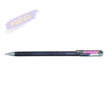 8391 4 pentel gelovy roller hybrid dual metallic cerny cerveny