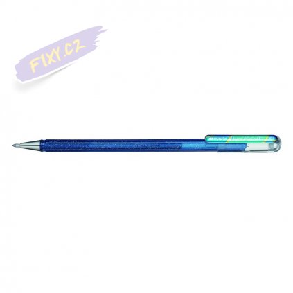 8394 4 pentel gelovy roller hybrid dual metallic modry zeleny