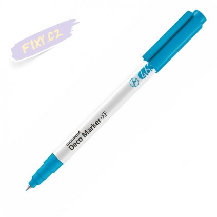 8616 5 monami akrylovy deco marker 463 xf fluorescencni modry