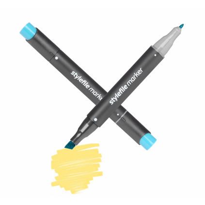 9291 2 156 pastel yellow stylefile classic marker
