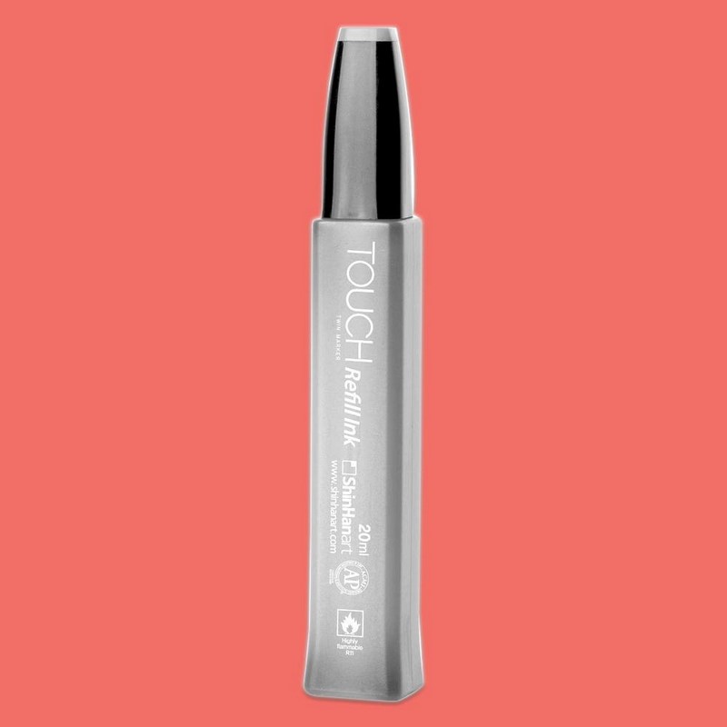 Lihový inkoust TOUCH Refill Ink 20ml, R16 Coral pink