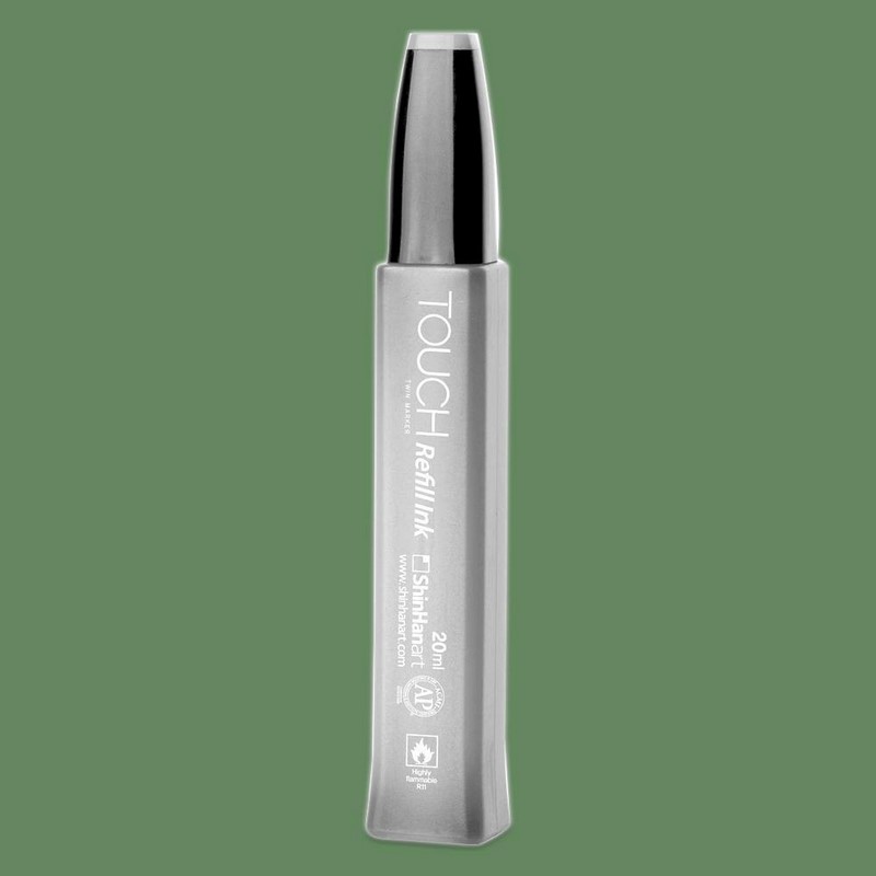 Lihový inkoust TOUCH Refill Ink 20ml, G43 Deep olive green