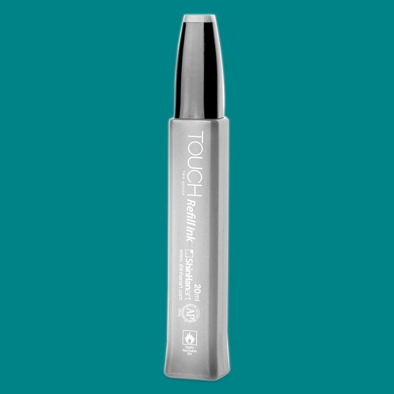 Lihový inkoust TOUCH Refill Ink 20ml, BG61 Peacock green