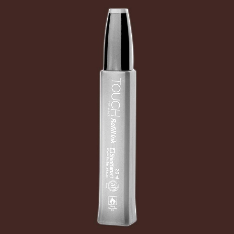 Lihový inkoust TOUCH Refill Ink 20ml, BR98 Chestnut brown
