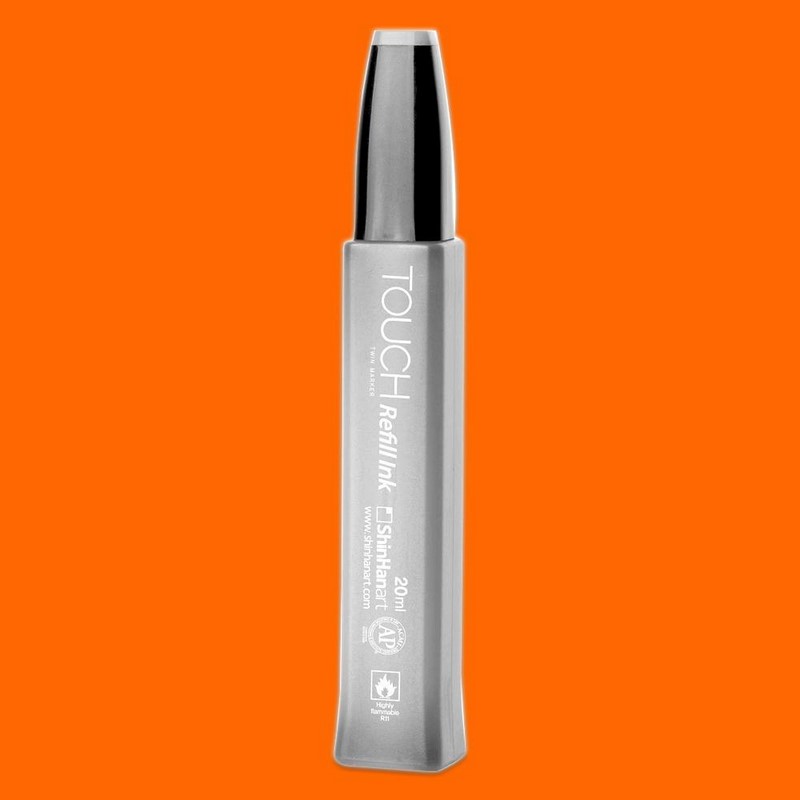Lihový inkoust TOUCH Refill Ink 20ml, F122 Fluorescent orange