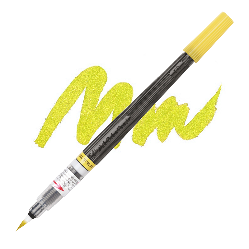 PENTEL Color Brush Pen, žlutý