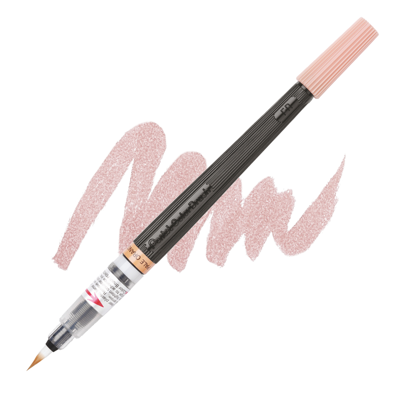 PENTEL Color Brush Pen, světle oranžový