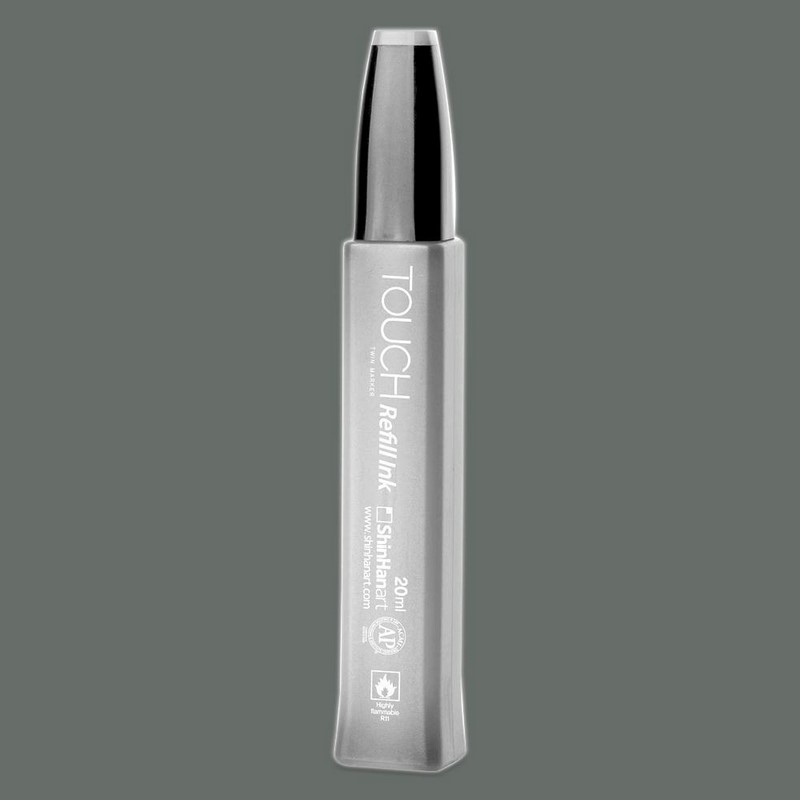 Lihový inkoust TOUCH Refill Ink 20ml, GG7 Green grey