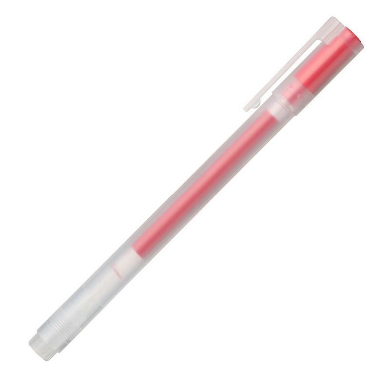 Gelové pero MUJI 0,38mm, červené