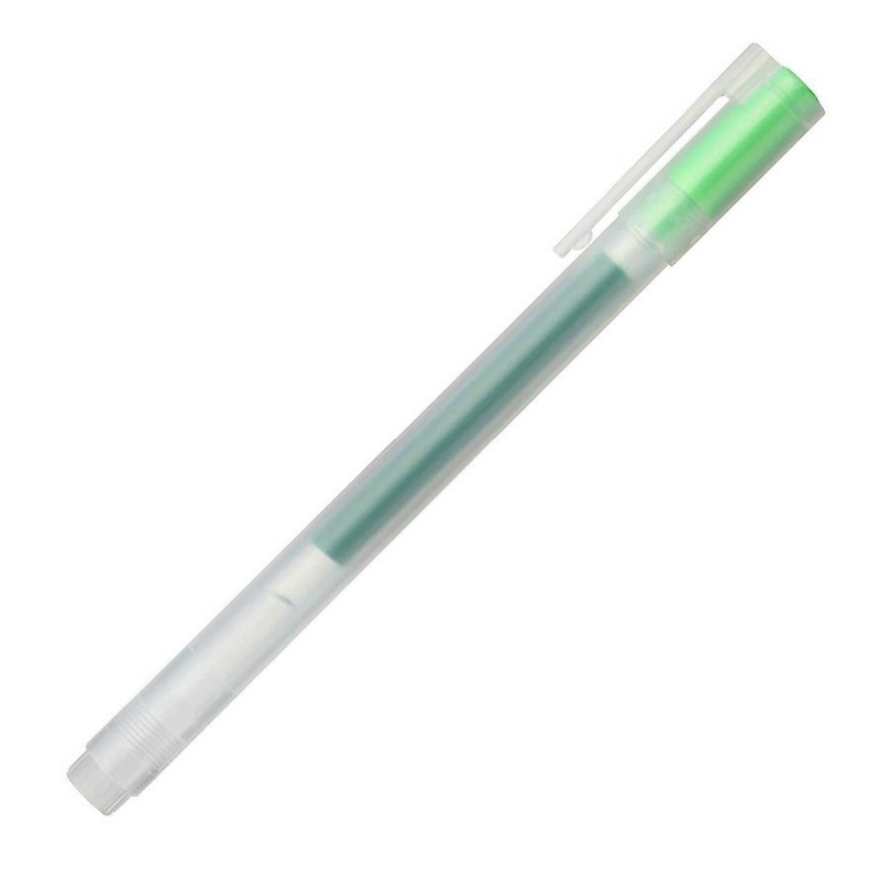 Gelové pero MUJI 0,5mm, světle zelené