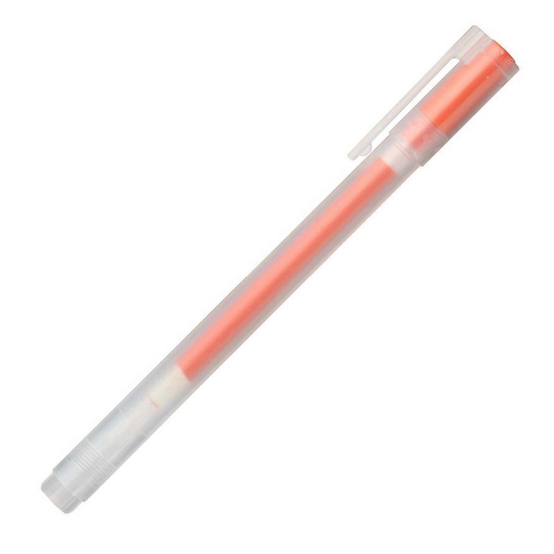 Gelové pero MUJI 0,38mm, oranžové
