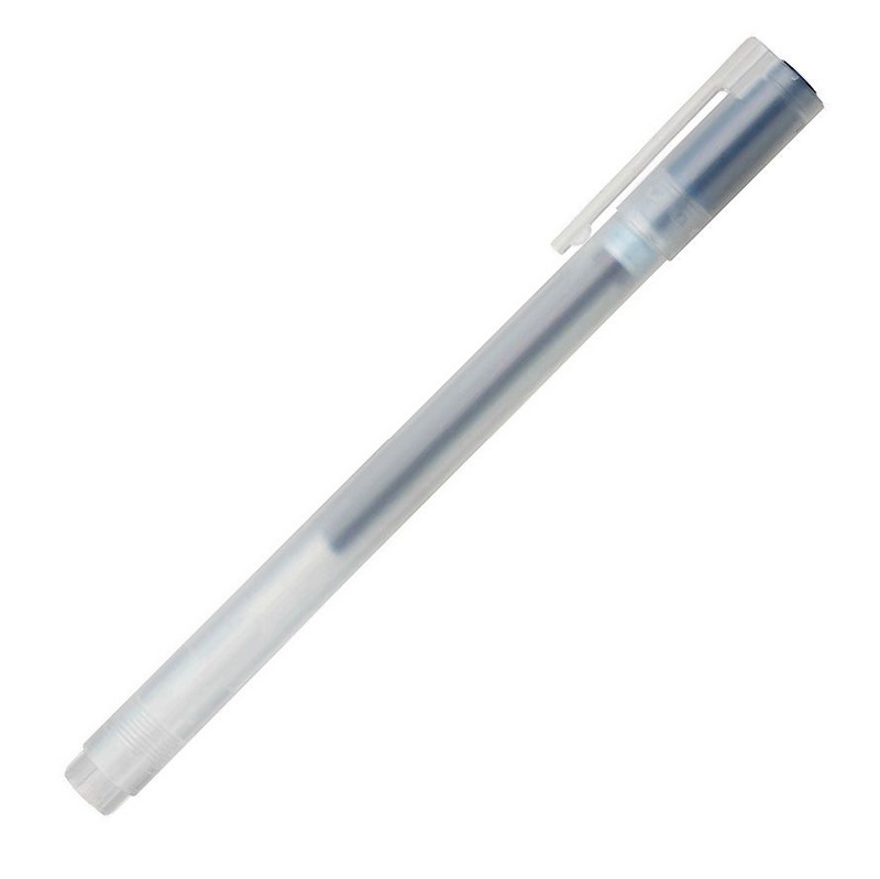 Gelové pero MUJI 0,7mm, tmavě modré