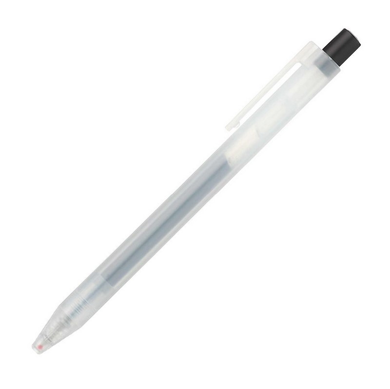 Gelové pero MUJI "CLICKER" 0,5mm, černé