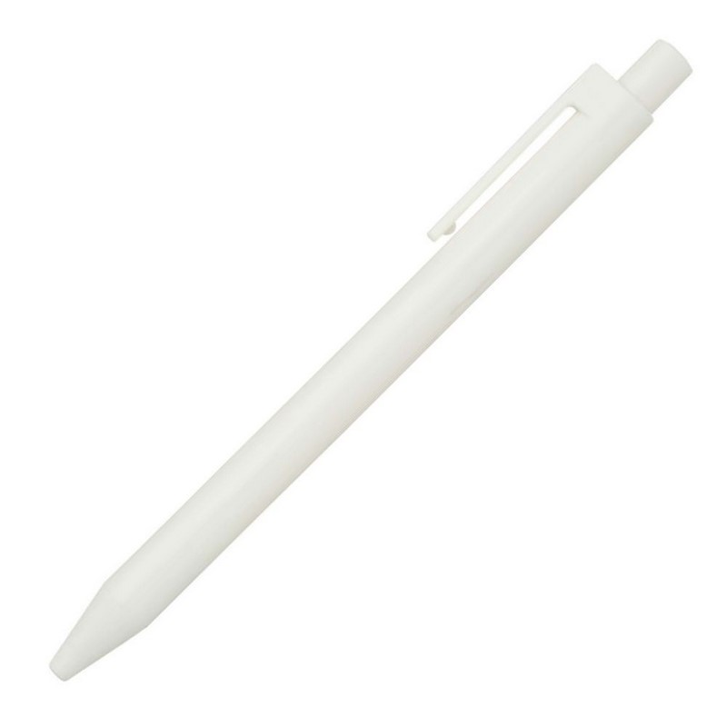 Prázdné MUJI pero "CLICKER", bílé