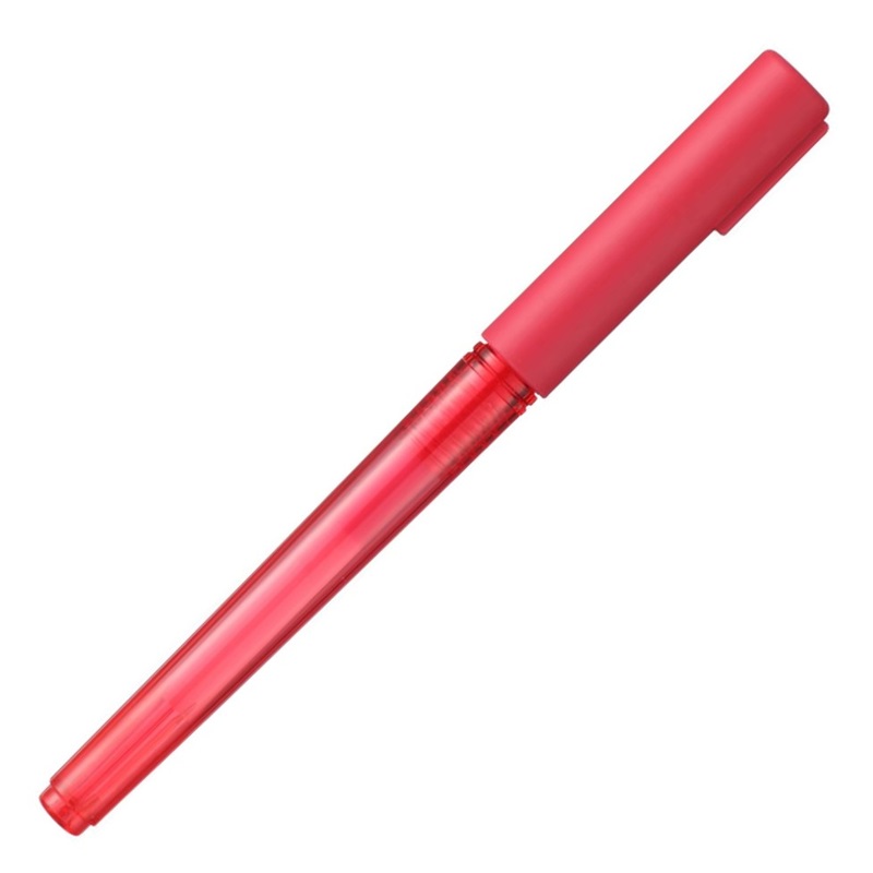 Gelové pero MUJI gumovací 0,5mm, červené