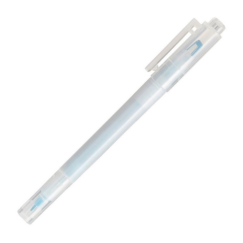 Zvýrazňovač MUJI "TWIN" 1mm, modrý