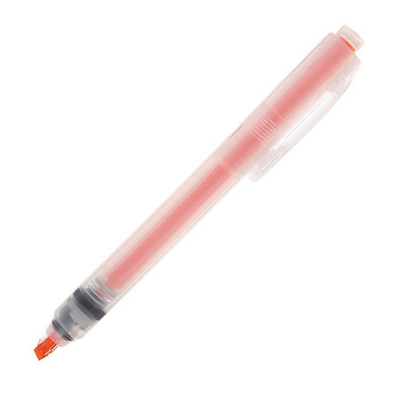 Zvýrazňovač MUJI "CLICKER" 1-4mm, oranžový