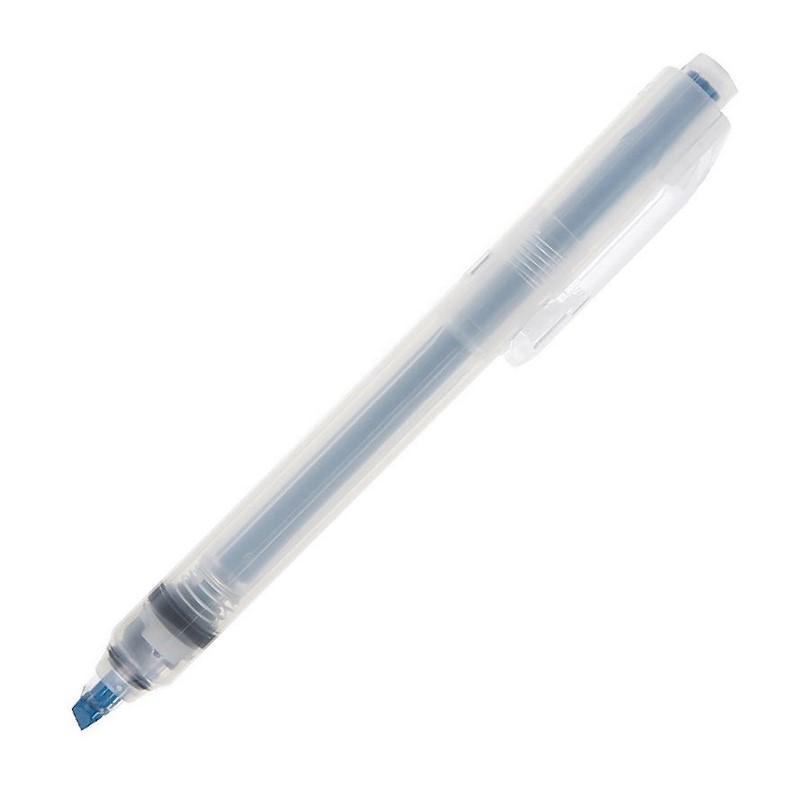 Zvýrazňovač MUJI "CLICKER" 1-4mm, modrý