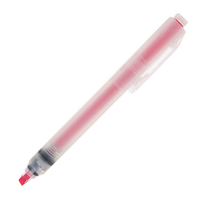 Zvýrazňovač MUJI "CLICKER" 1-4mm, růžový