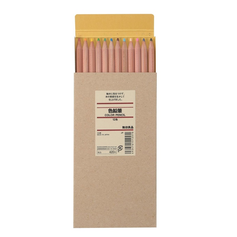 MUJI pastelky, 12ks