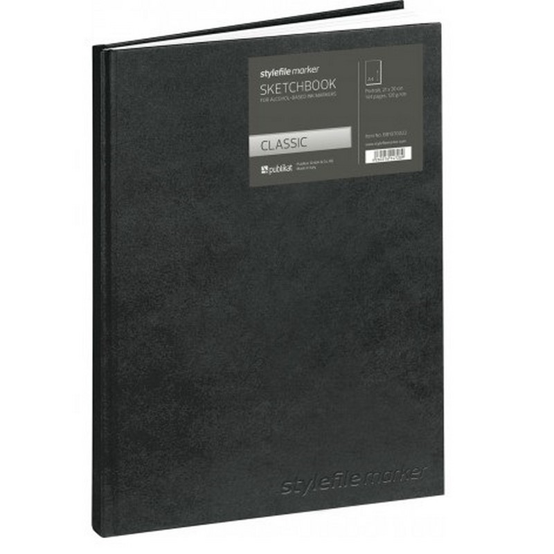 Skicář STYLEFILE Sketchbook A4 vertikální, 144 listů