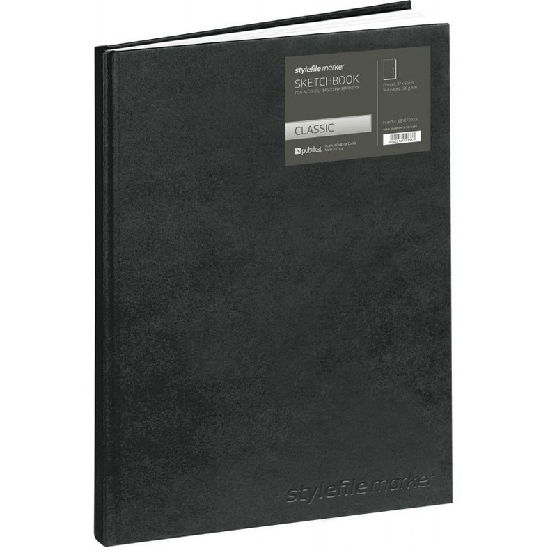 Skicář STYLEFILE Sketchbook 35x27cm vertikální, 144 listů