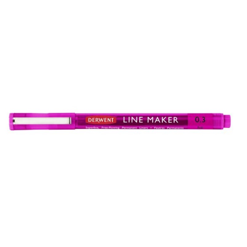 Liner DERWENT Line Maker, 0,3mm růžový