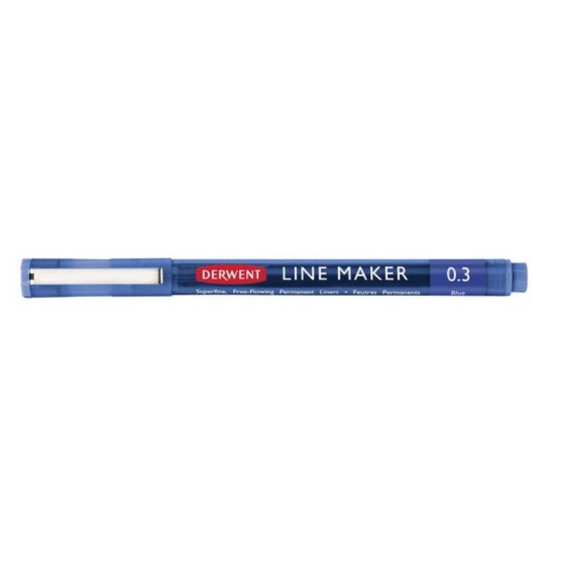 Liner DERWENT Line Maker, 0,3mm modrý