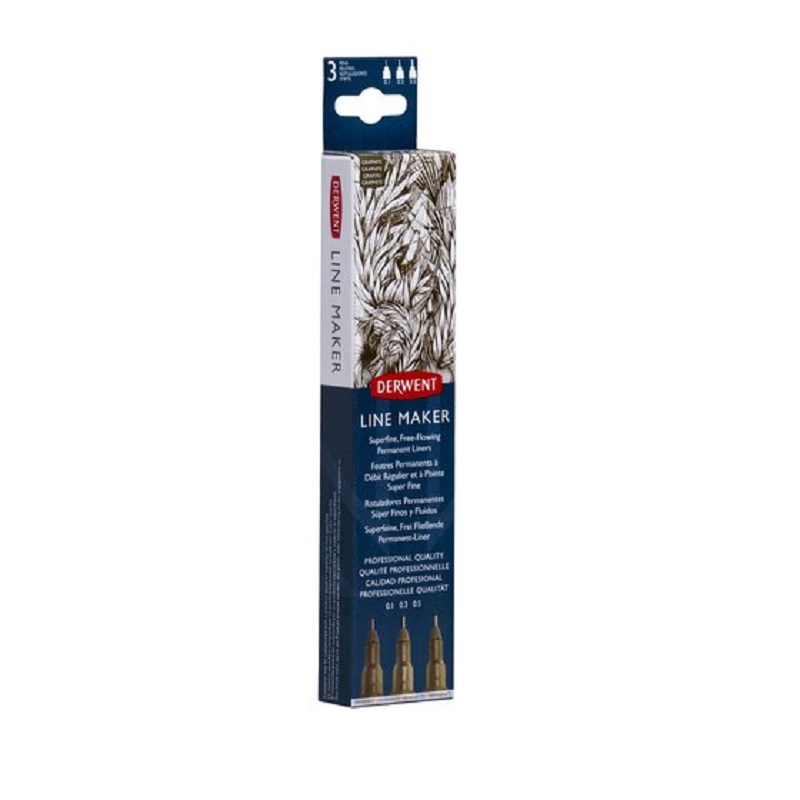Liner DERWENT Line Maker, 3ks graphite