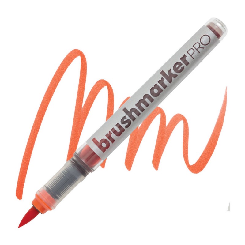 Akvarelová fixa KARIN BrushMarker PRO, Orange Red 051