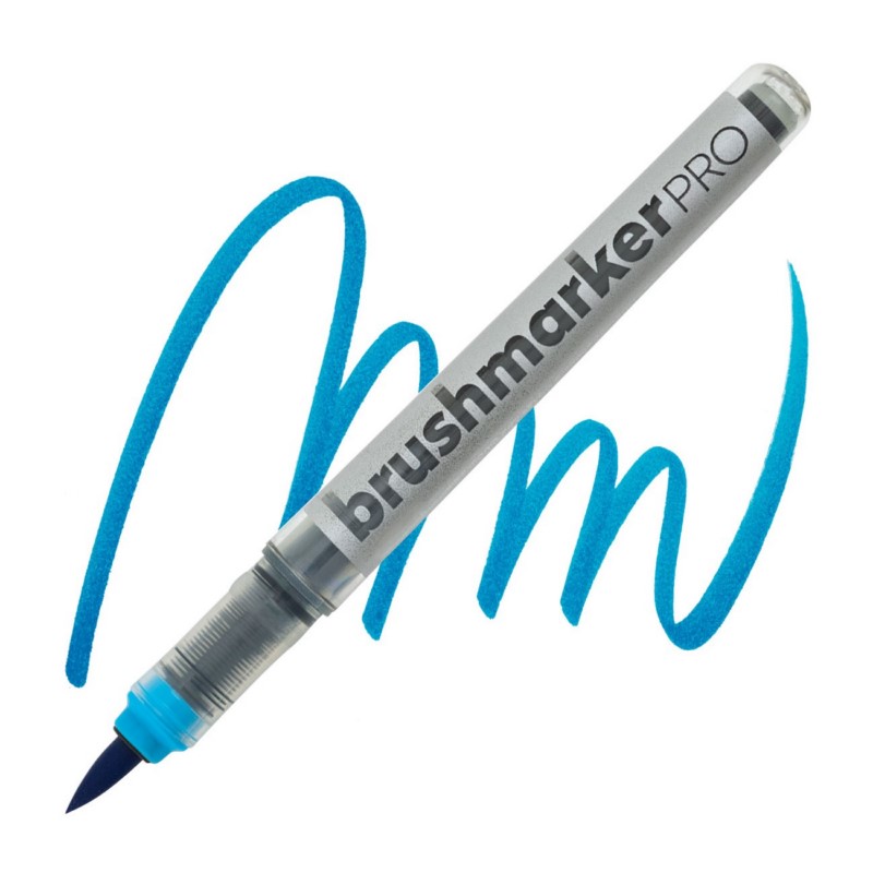 Akvarelová fixa KARIN BrushMarker PRO, Cyan 207