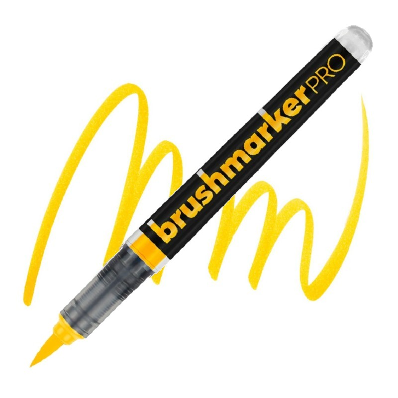Akvarelová fixa KARIN BrushMarker PRO, NEON Canary 0220