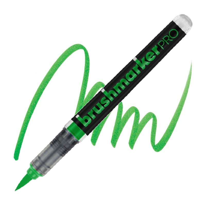 Akvarelová fixa KARIN BrushMarker PRO, NEON Green 6111
