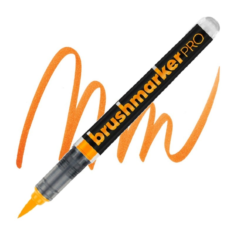 Akvarelová fixa KARIN BrushMarker PRO, NEON Orange 6120