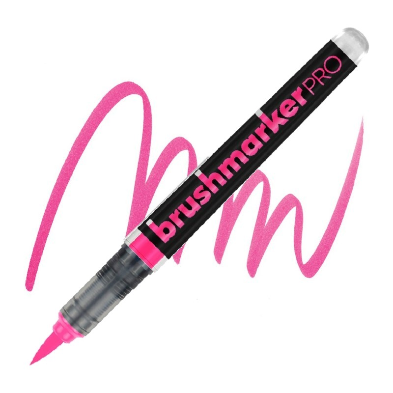 Akvarelová fixa KARIN BrushMarker PRO, NEON Pink 6140