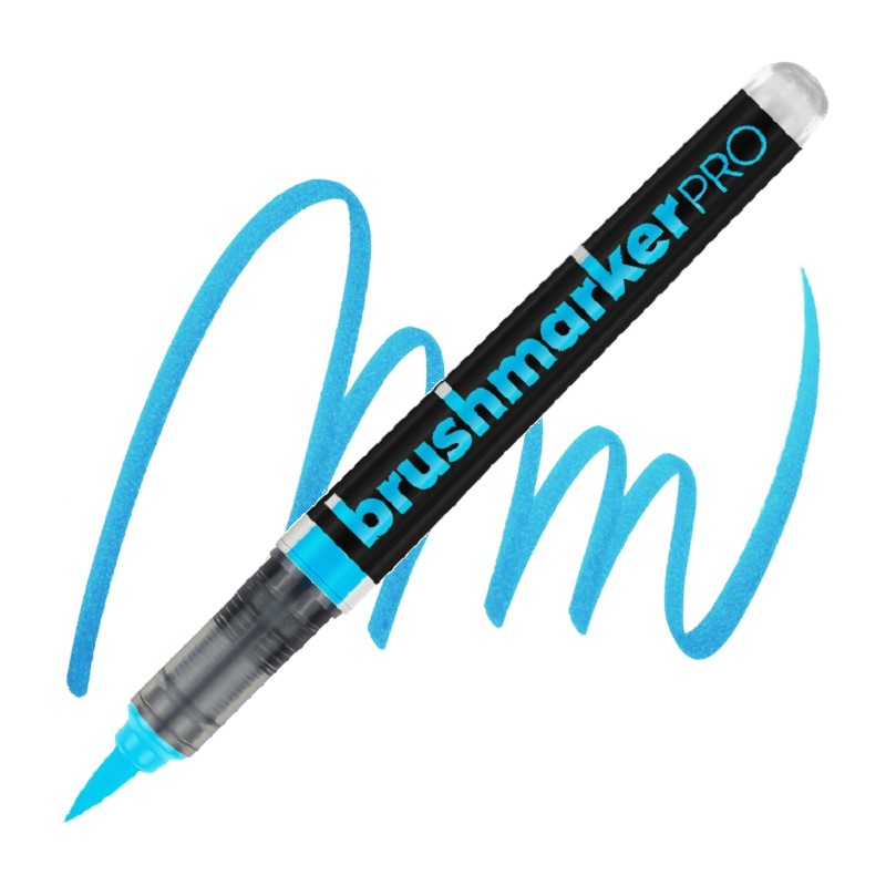 Akvarelová fixa KARIN BrushMarker PRO, NEON Blue 6152