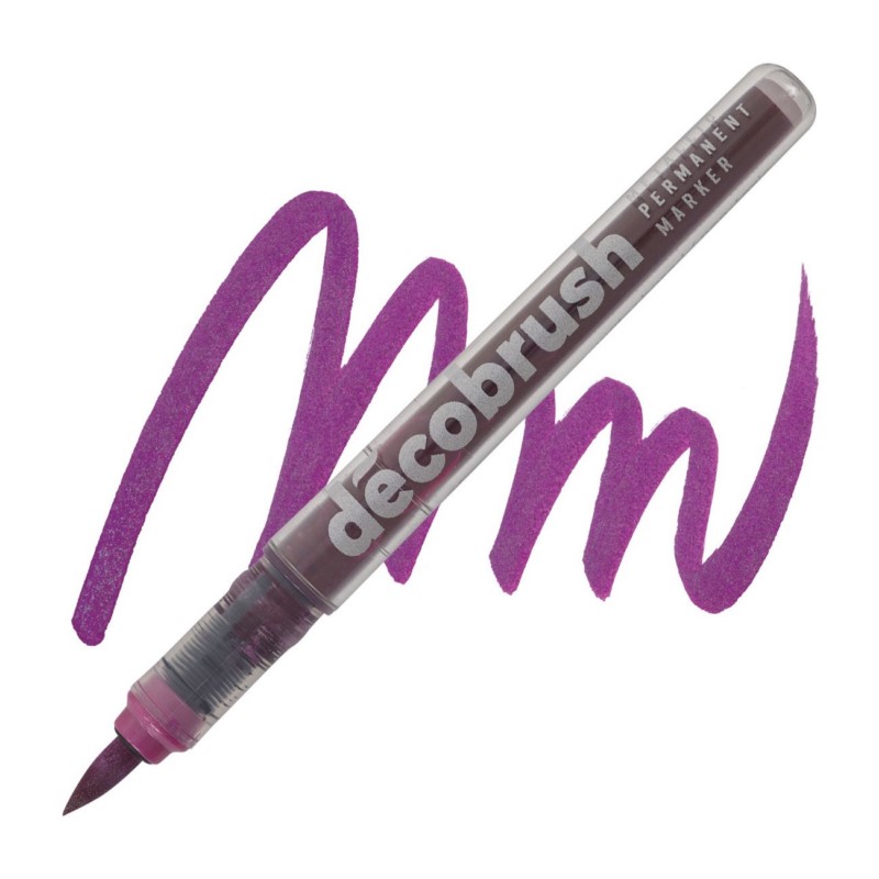 Akrylová fixa KARIN DecoBrush Metallic, Pink 8546