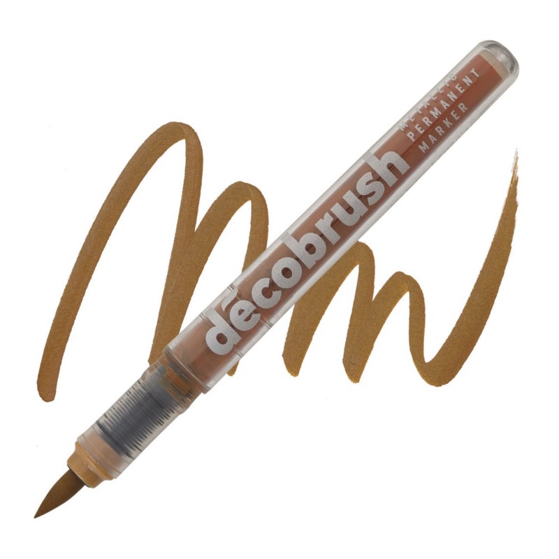 Akrylová fixa KARIN DecoBrush Metallic, Red Gold 8592