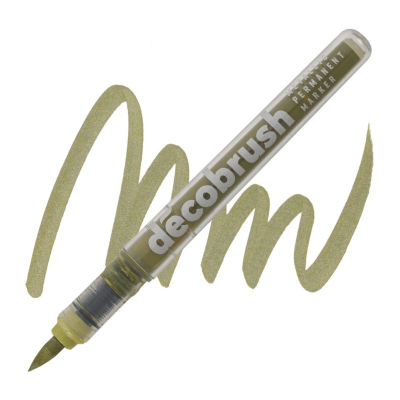 Akrylová fixa KARIN DecoBrush Metallic, Gold 8595