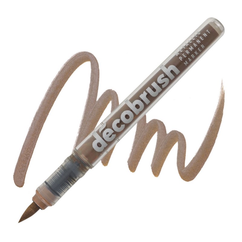Akrylová fixa KARIN DecoBrush Metallic, Copper 8596