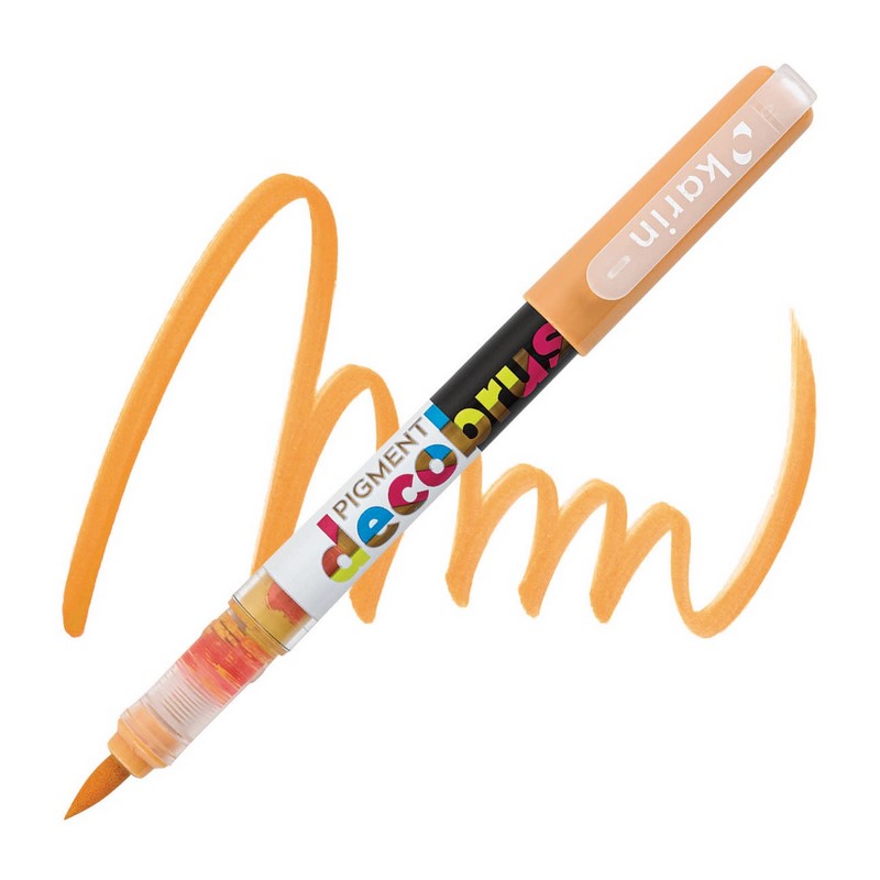 Akrylová fixa KARIN DecoBrush Pigment, Rose wood 124
