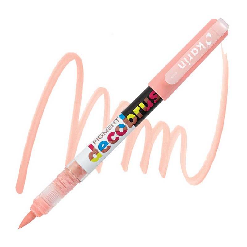 Akrylová fixa KARIN DecoBrush Pigment, Soft peach 1 169